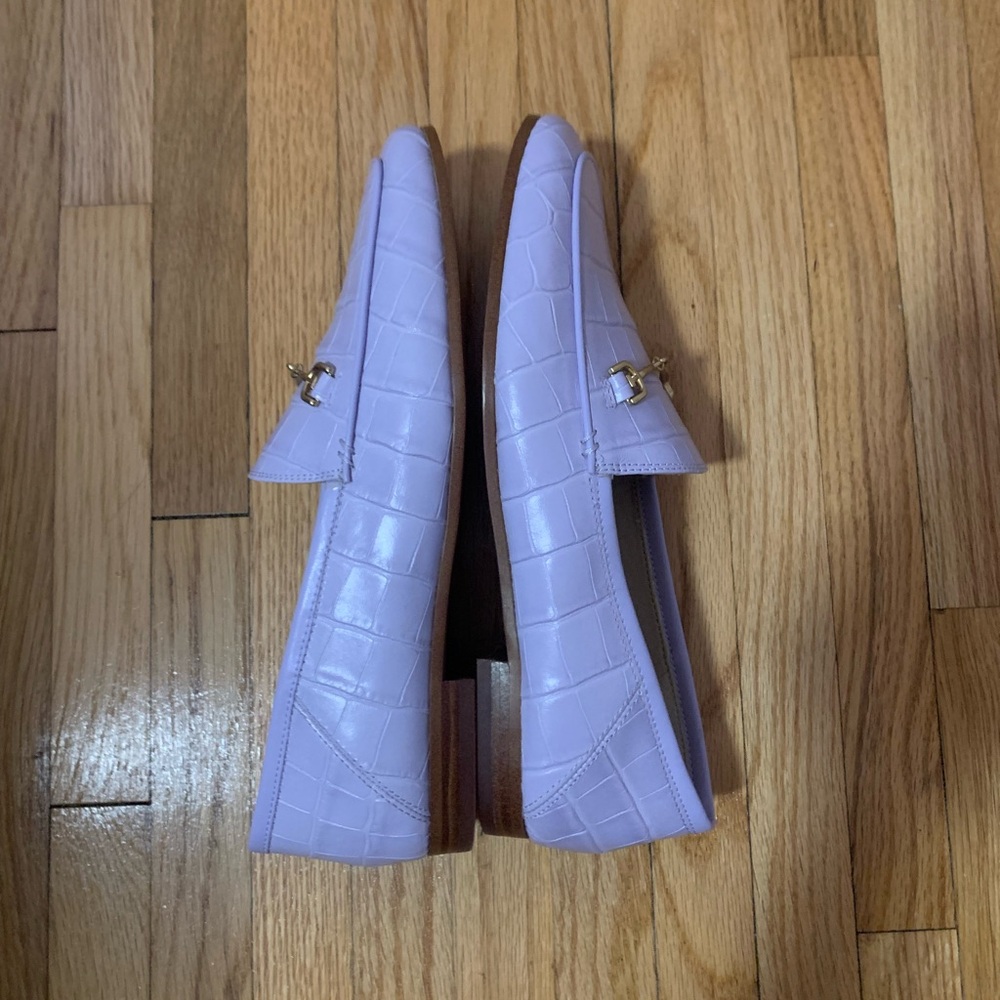 Sam Edelman Loraine Bit Loafer. Sz 7.5M. Misty Lilac, crocodile prnt. Never worn - Picture 9 of 14